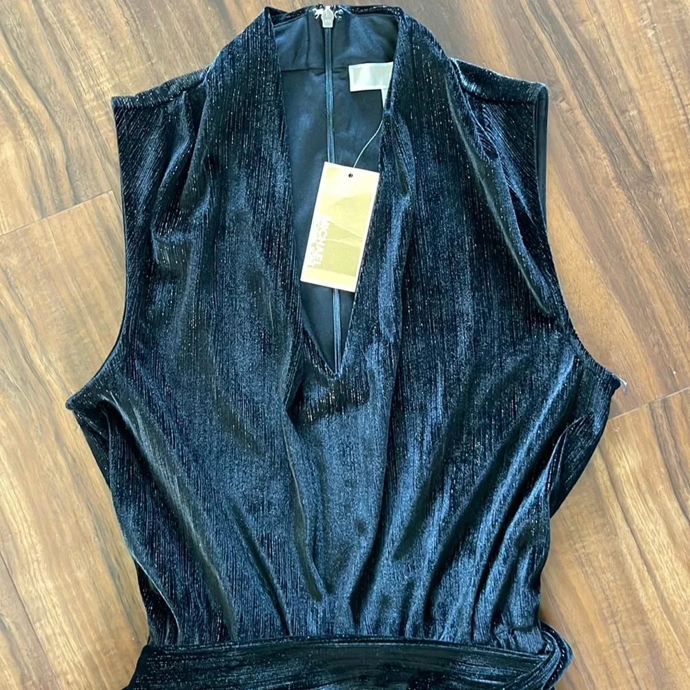 New Michael Kors V-neck Jumpsuit